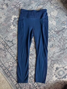 Athletic Works Navy High-Waist Leggings